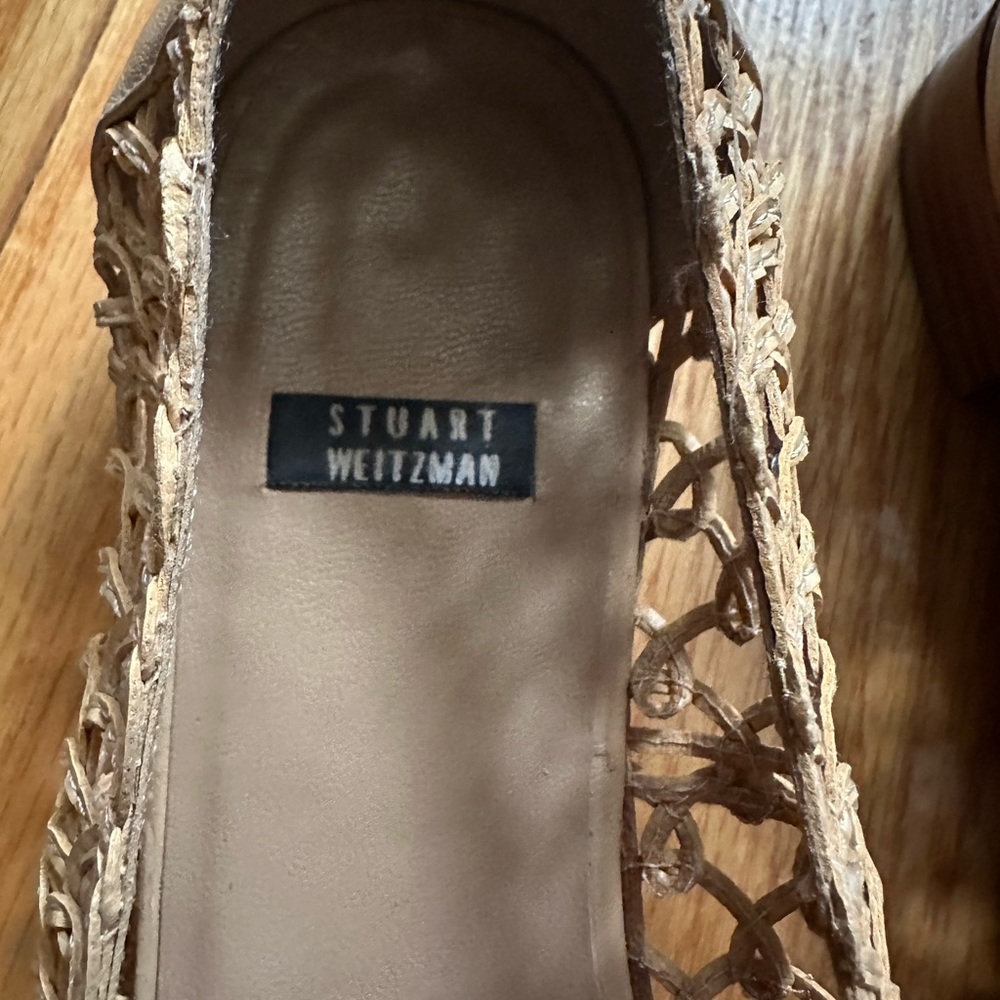 Vintage Stuart Weitzman Woven Leather Flats - Picture 4 of 9